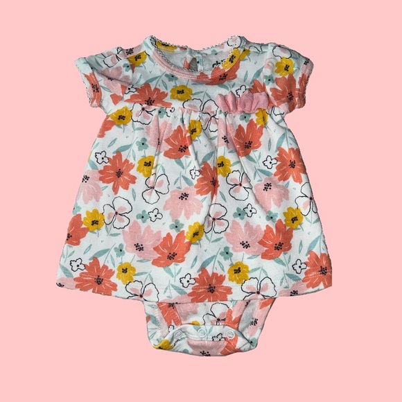 Dress with attached onesie 0-3 months - Picture 1 of 1